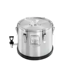 Стальной термос с краном, V 15 л.