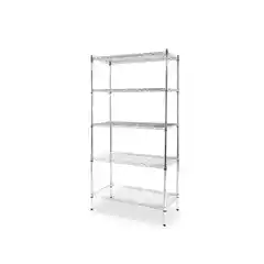 Стеллаж для хранения с 5 полками, 910x455, Hendi