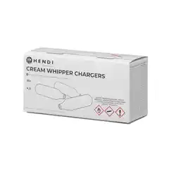 Картриджи для аппарата для взбивания сливок, 50 шт, Hendi