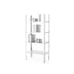 Стеллаж из нержавеющей стали Revolution 1000×400×1800 мм, 4 полки