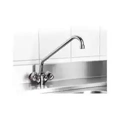 Кухонный кран с подвижным носиком высотой 250 мм Hendi Inox