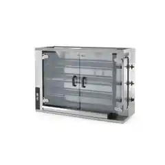 Профессиональный газовый гриль для курицы из нержавеющей стали Hendi