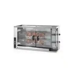 Профессиональный газовый гриль для курицы из нержавеющей стали Hendi