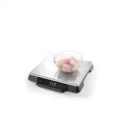 Кухонные весы, нержавеющая сталь, 15кг с точностью ±1г, 266x269x(H)34мм