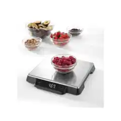 Кухонные весы, нержавеющая сталь, 15кг с точностью ±1г, 266x269x(H)34мм