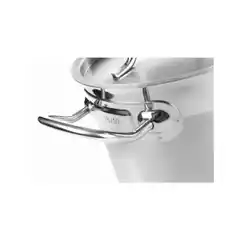 Кастрюля из нержавеющей стали с крышкой 17 л, 280×280 мм