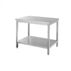 Стол из нержавеющей стали с полкой, 1800x700x(H)850 мм, HENDI