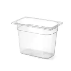 Гастроёмкость GN 1/4 из прозрачного полипропилена, 2,8 л