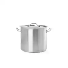 Кастрюля из нержавеющей стали с крышкой 17 л, 280×280 мм