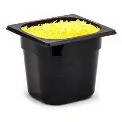 Гастроёмкость GN 1/6 поликарбонат чёрная 1 л