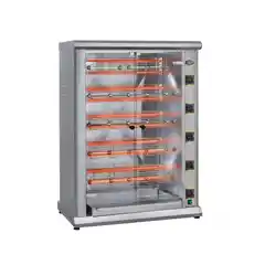 Электрический ротационный гриль для кур, 20 кур, ROLLER GRILL RBE200, 14 кВт