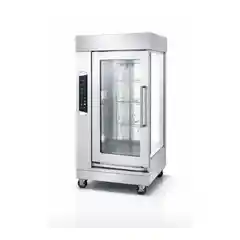 Ротационный газовый гриль для кур, емкость 24 курицы, 220 В