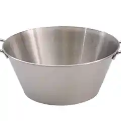 Ванна, металлический таз с ручками, Ø 400 мм, V 14,5 л 1