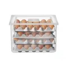 Контейнер для хранения стерилизованных яиц с 8 лотками, 18 л