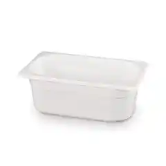 Гастроёмкость GN 1/4 из белого поликарбоната, 1,8 л