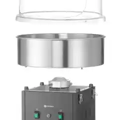 Аппарат для сахарной ваты с чашей из нержавеющей стали, настольный