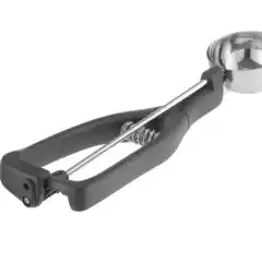 Ложка для мороженого для левшей Stöckel, чёрная, 1/30, ⌀49 мм — HENDI