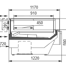 Витрина Missouri enigma MC 122 patisserie CH SP 084 - DLM - 937