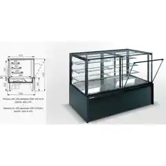 Витрина Missouri MC 120 patisserie OSP 140-DLM/DLA - 1250