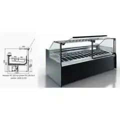 Витрина Missouri AC 120 ice cream PS 130-DLA - 1250