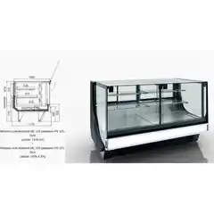 Витрина Missouri cold diamond MC 115 patisserie PS 121-DLA - 1500 - 1500