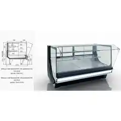 Витрина Missouri cold diamond MC 115 patisserie PS 121-DLA - 1500 - 1500