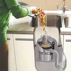 Коллоидный измельчитель пищевых отходов с пневматическим выключателем