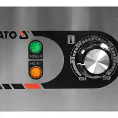 Электрический гриль с гладкой поверхностью, 2x2.2 кВт, YATO