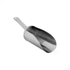 Совок из нержавеющей стали, 1 л, Ø 100 мм