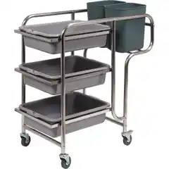 Тележка для уборки, 3 полки, YATO