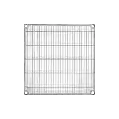 Перфорированная полка из хромированной стали для металлического стеллажа, 1520x457 мм