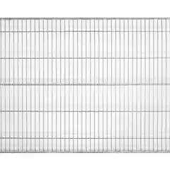 Перфорированная полка из хромированной стали для металлического стеллажа, 1520x457 мм