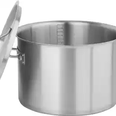 Сковорода низкая с крышкой 20x10,5cm, 3.3l, YATO