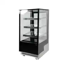 Холодильная витрина 350л, 650x805x1445 см, черная