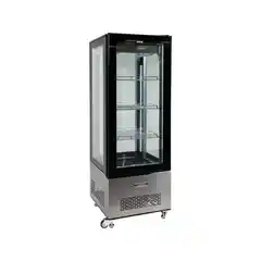 Холодильная витрина, 400 л, 650x650x1908 см, YATO