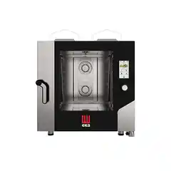 Печь пароконвекционная электрическая профессиональная TECNOEKA MILLENNIAL TOUCH SCREEN Bakery 6 уровней 600×400 мм, сенсорная панель TFT 7”, конвекция + пар, Airflowlogic / Humilogic / Drylogic, 30–270°C, 11,4 кВт, 380–400В, реверсивные вентиляторы