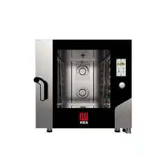 Печь пароконвекционная электрическая профессиональная TECNOEKA MILLENNIAL TOUCH SCREEN Bakery 6 уровней 600×400 мм, сенсорная панель TFT 7”, конвекция + пар, Airflowlogic / Humilogic / Drylogic, 30–270°C, 11,4 кВт, 380–400В, реверсивные вентиляторы