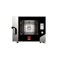 Печь пароконвекционная электрическая профессиональная TECNOEKA MILLENNIAL TOUCH SCREEN Bakery 6 уровней 600×400 мм, сенсорная панель TFT 7”, конвекция + пар, Airflowlogic / Humilogic / Drylogic, 30–270°C, 11,4 кВт, 380–400В, реверсивные вентиляторы