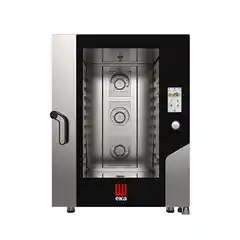 Печь пароконвекционная электрическая профессиональная TECNOEKA MILLENNIAL TOUCH SCREEN Bakery 6 уровней 600×400 мм, сенсорная панель TFT 7”, конвекция + пар, Airflowlogic / Humilogic / Drylogic, 30–270°C, 11,4 кВт, 380–400В, реверсивные вентиляторы