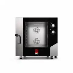 Печь конвекционная электрическая профессиональная, 6 уровней 600×400 мм, расстояние 80 мм, электромеханическое управление, 100–270°C, 10,4 кВт, 380–400 В, IPX4