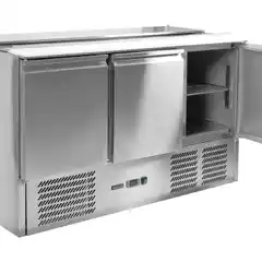 Стол холодильный 368 л 3 двери, 1365x700x876 мм