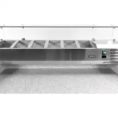 Холодильный стол, 368 л, с надстройкой 6xGN1, YATO