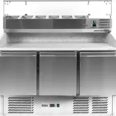 Холодильный стол, 368 л, с надстройкой 6xGN1, YATO