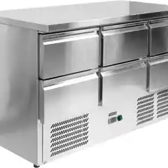 Холодильный стол 368 л с 6 ящиками, YATO