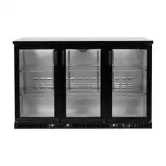 Холодильный шкаф/витрина для бутылок с 2 раздвижными дверями, 227 л, YATO