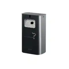 Пепельница стальная настенная, STIL CASA, 2 л, 175х105х340 мм, 3 кг, чёрная