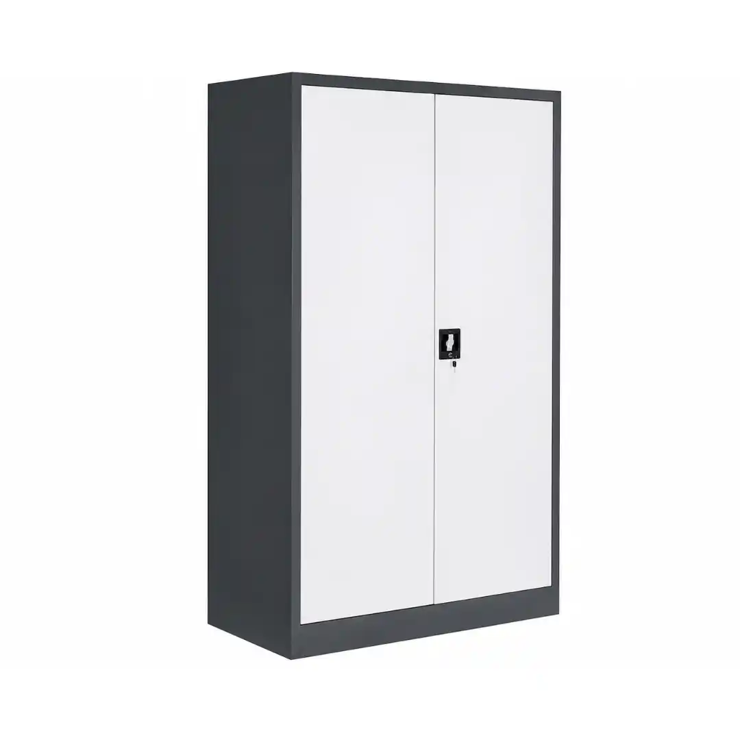 Dulap metalic pentru depozitare cu 2 uși și compartimente interioare 900×450×1850 mm