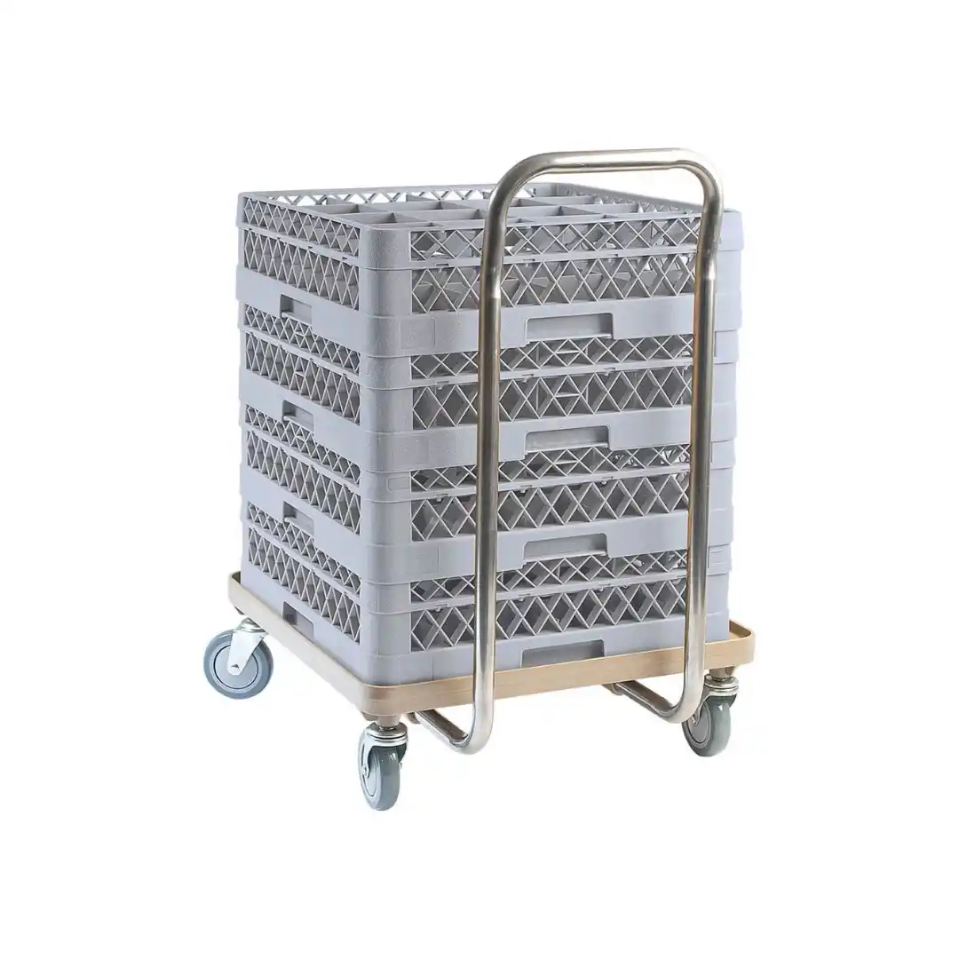 Trolley for transporting baskets, 540 × 540 × 960 mm
