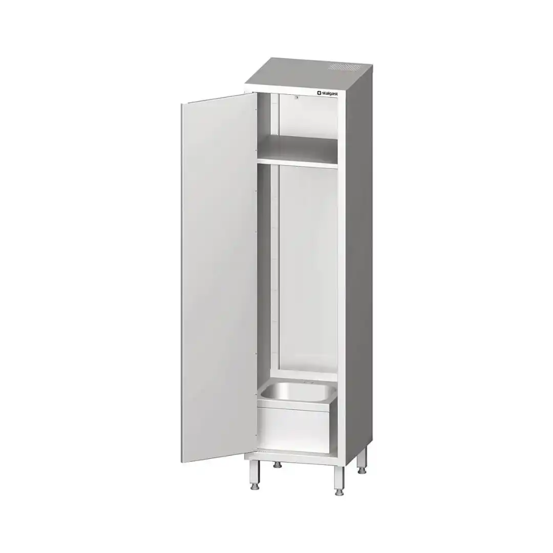 Dulap profesional cu lavoar integrat, pentru HoReCa și spații tehnice, 500x500x2000 mm
