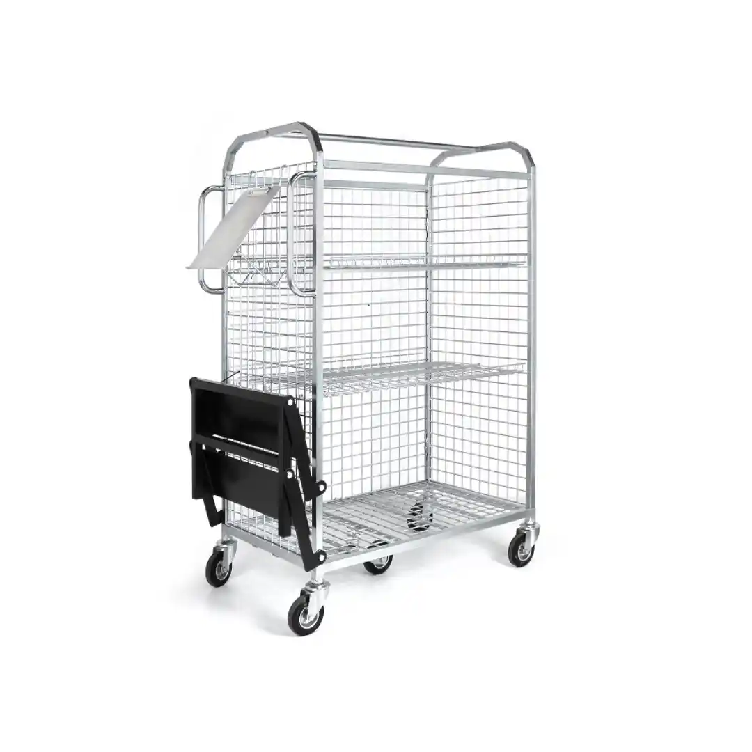 Cărucior pentru colectarea comenzilor Cargo Picker LX cu scară atașată, 250 kg